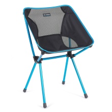 Helinox Campingstuhl Chair Café (höher und aufrechter) schwarz/blau